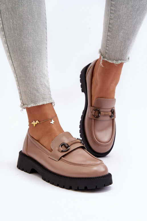 Mokasíny béžové Ledda Mokasíny béžové Ledda