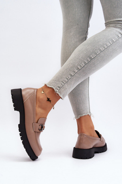 Mokasíny béžové Ledda Mokasíny béžové Ledda