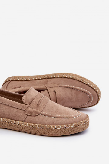 Pískové espadrilky z umělé...