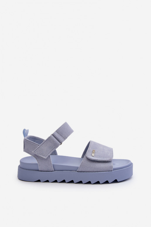 Semišové sandále s platformou Big... Semišové sandále s platformou Big...