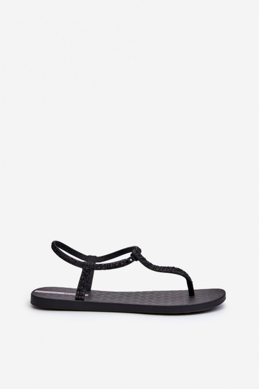 Sandále nad špičkou s leskom v...