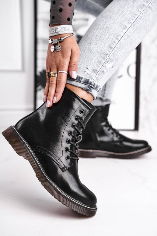 Čierne dámske čižmy marita