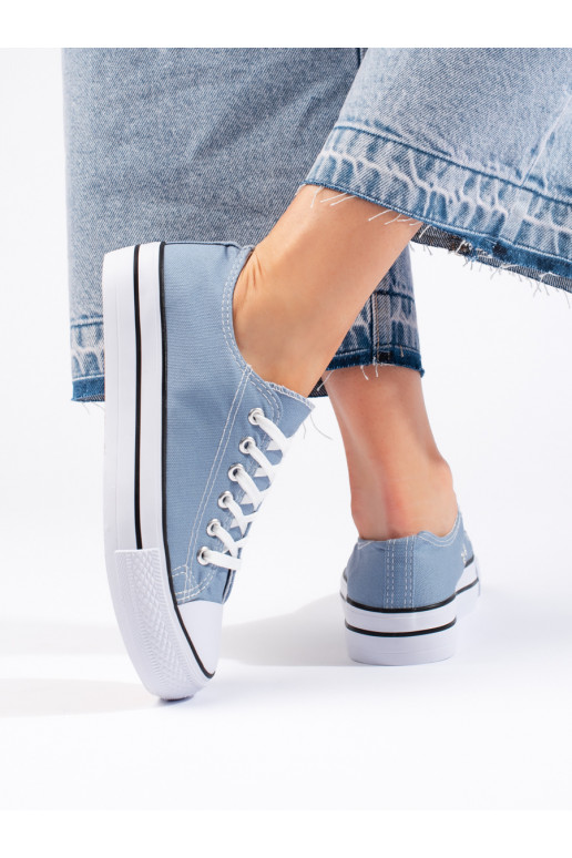 Svetlomodré dámske topánky