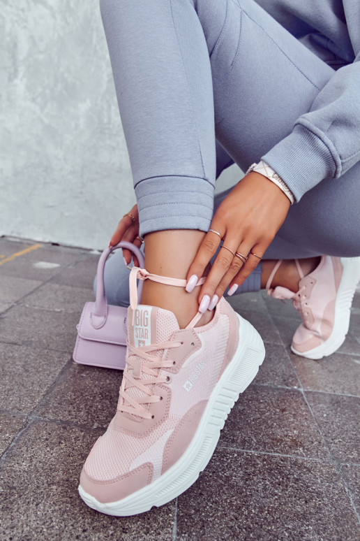 Módny model tenisiek Big Star ružovej... Módny model tenisiek Big Star ružovej...