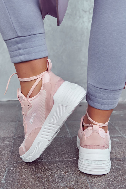 Módny model tenisiek Big Star ružovej... Módny model tenisiek Big Star ružovej...