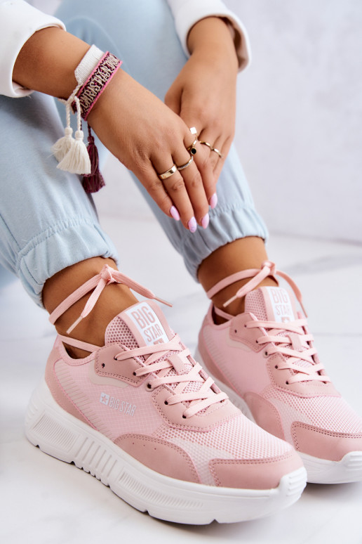 Módny model tenisiek Big Star ružovej... Módny model tenisiek Big Star ružovej...