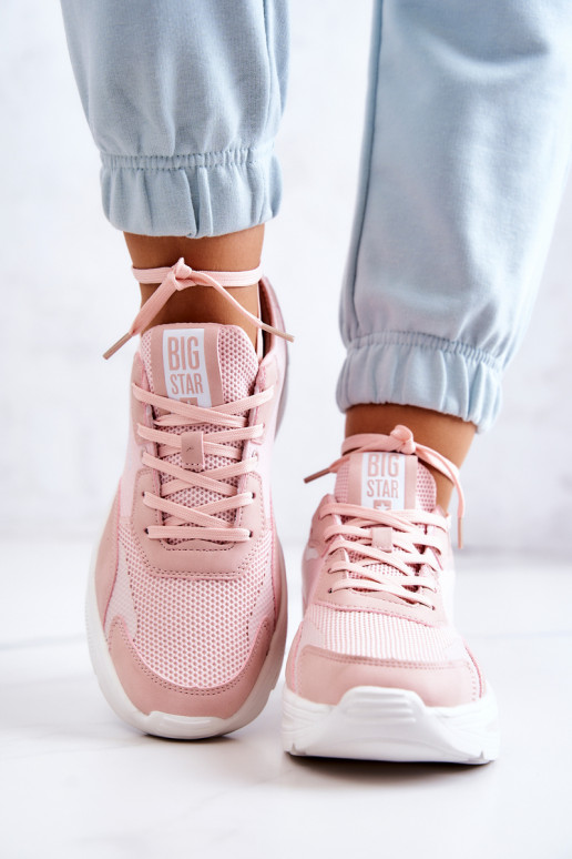 Módny model tenisiek Big Star ružovej... Módny model tenisiek Big Star ružovej...