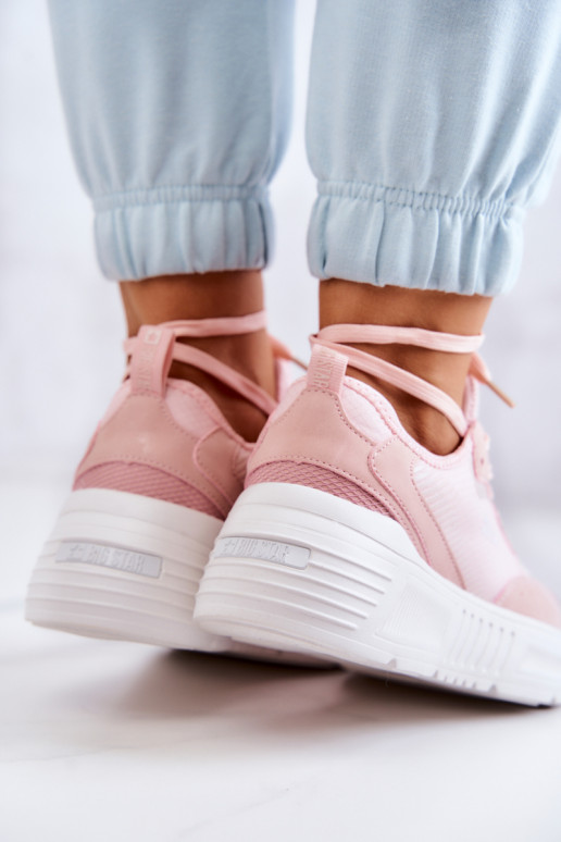 Módny model tenisiek Big Star ružovej... Módny model tenisiek Big Star ružovej...