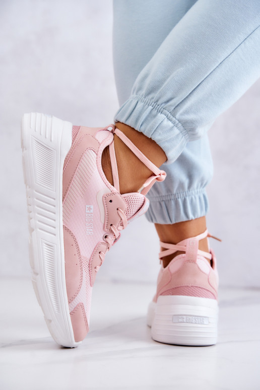 Módny model tenisiek Big Star ružovej... Módny model tenisiek Big Star ružovej...