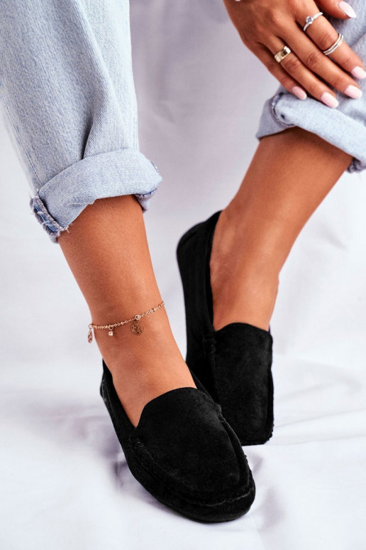 Dámske mokasíny vyrobené z eko semišu... Dámske mokasíny vyrobené z eko semišu...