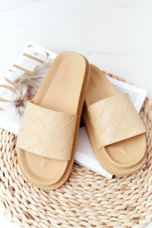 Papuče Big Star žlté Papuče Big Star žlté