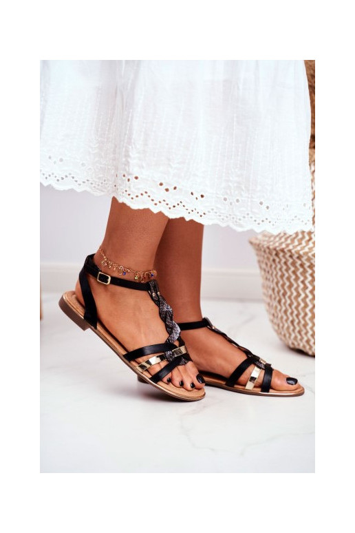 Čierne sandále Čierne sandále