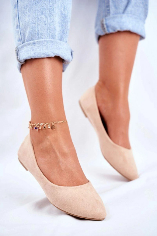 Béžové semišové topánky Béžové semišové topánky