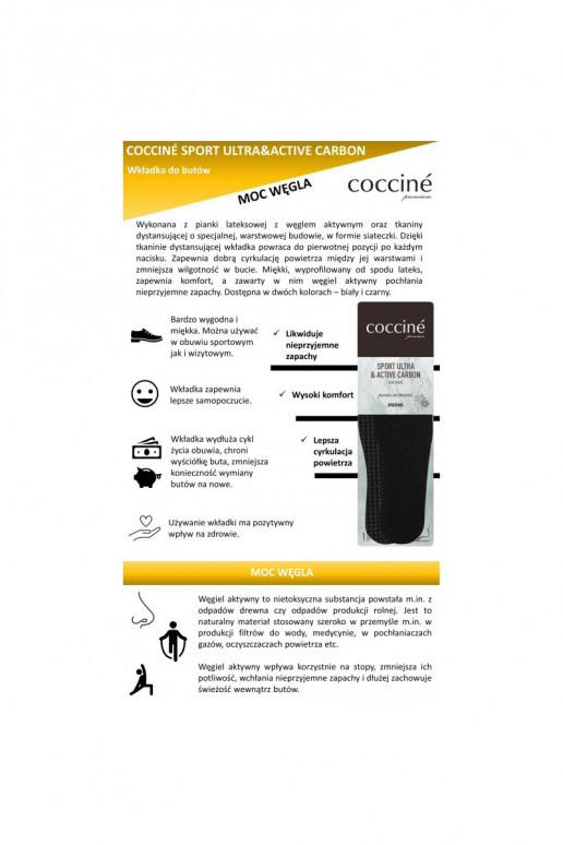 Coccine vložky s aktívnym uhlíkom Sport Ultra With Active Carbon Coccine vložky s aktívnym uhlíkom Sport Ultra With Active Carbon