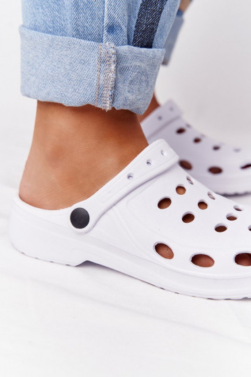 Papuče sandáleBasen bielej farby Ľahké papuče EVA 2
