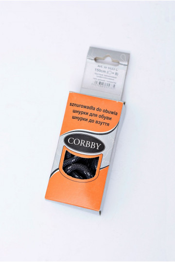 CORBBY Trekingové šnúrky v šedej farbe