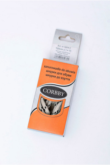 CORBBY Trekingové šnúrky béžové