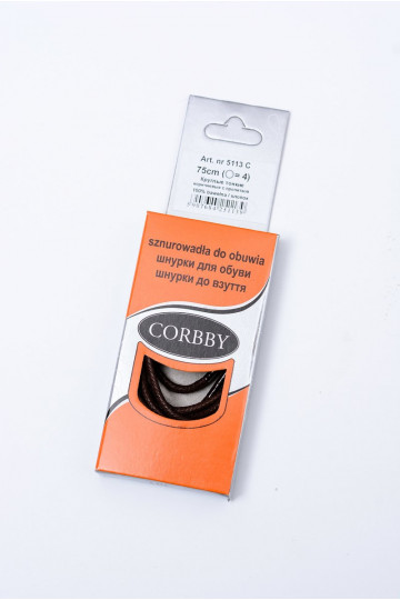 Corbby hnedé voskované tenké šnúrky 2
