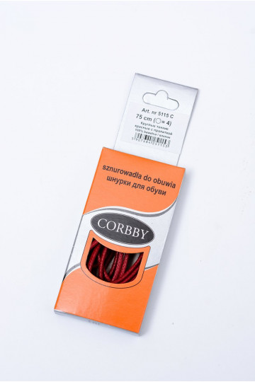 Corbby červené voskované tenké šnúrky 2