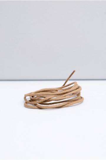 Corbby béžové Voskované tenké šnúrky