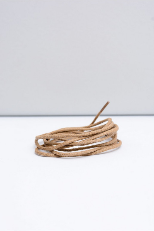 Corbby béžové Voskované tenké šnúrky Corbby béžové Voskované tenké šnúrky