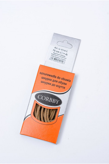 Corbby béžové Voskované tenké šnúrky 2