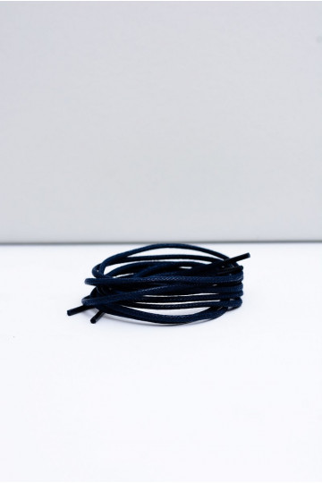 Voskované tenké šnúrky Corbby Navy