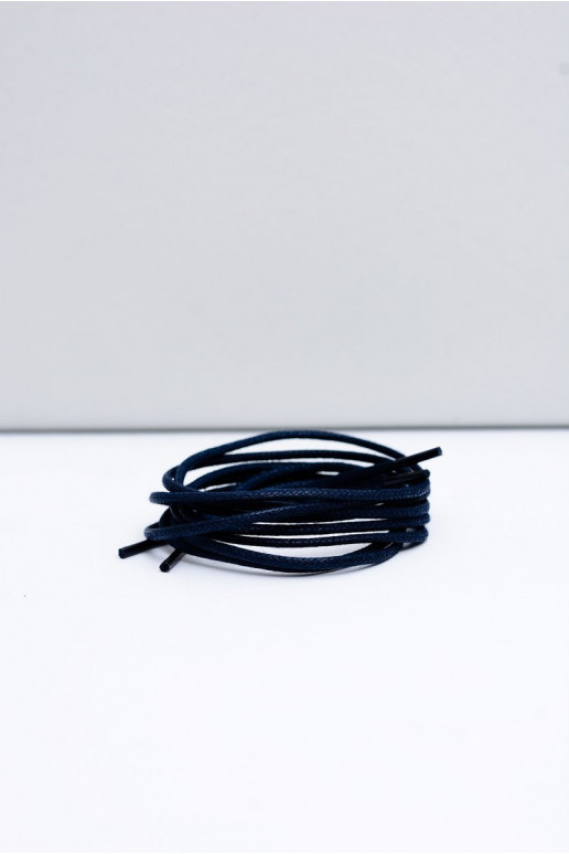 Voskované tenké šnúrky Corbby Navy