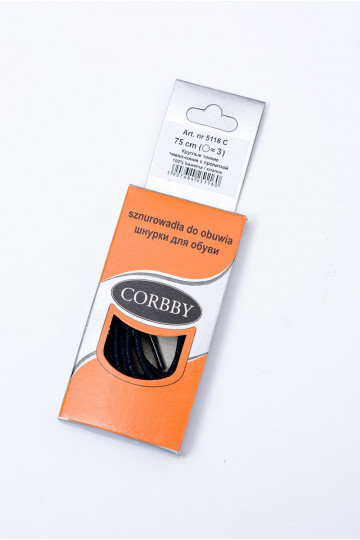 Voskované tenké šnúrky Corbby Navy 2
