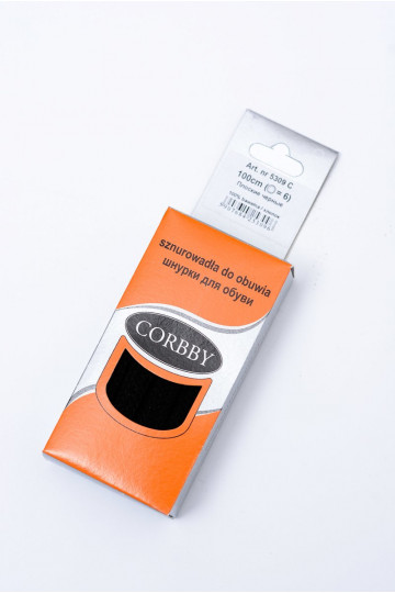 Corbby čierne ploché šnúrky 2