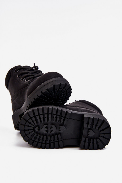 Detské oteplené čierne čižmy Boots Dexter Detské oteplené čierne čižmy Boots Dexter