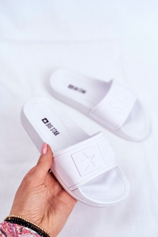 Papuče Detské Big Star biela farba DD374154 Papuče Detské Big Star biela farba DD374154