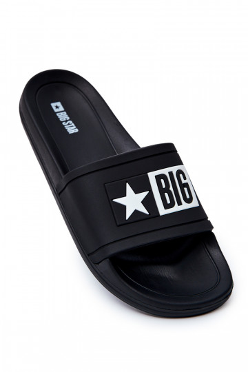 Papuče Big Star Rubber čiernej farby DD174699