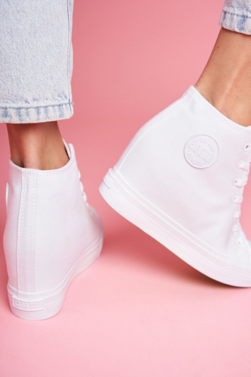 Tenisky model topánky Big Star biela farba FF274A192