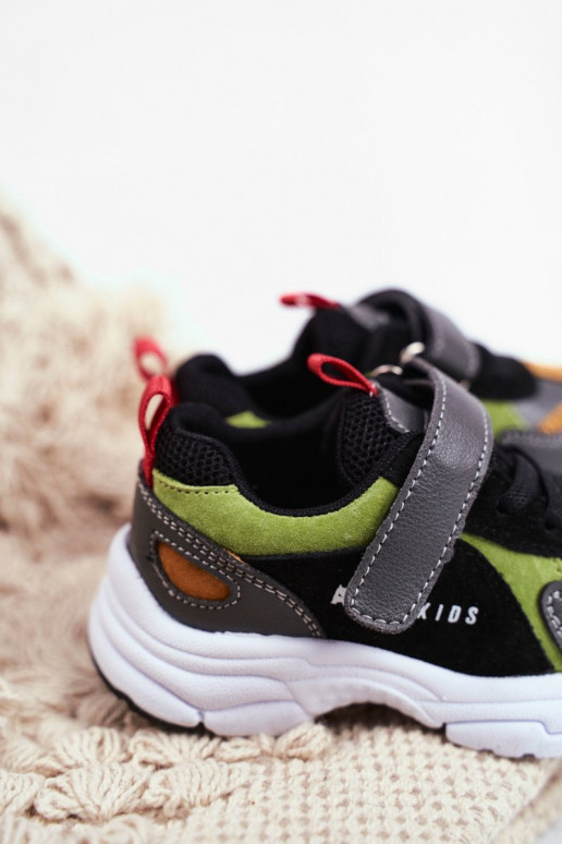 Topánky športového štýlu Detská čierna farba ABCKIDS B932104063