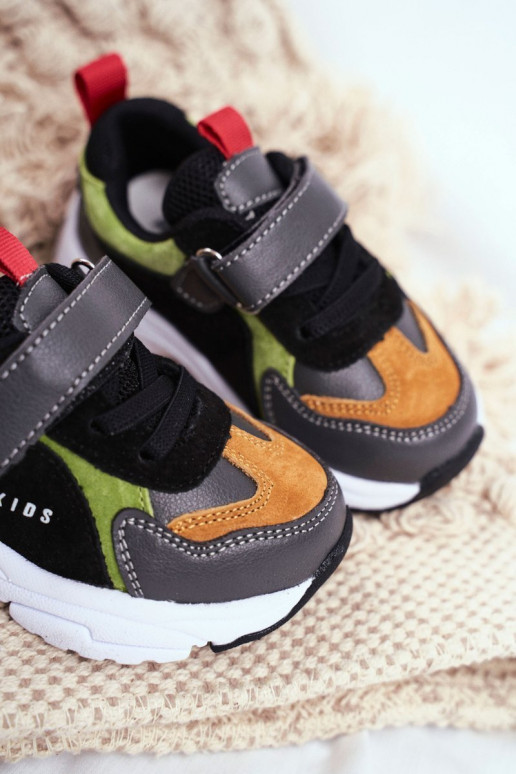 Topánky športového štýlu Detská čierna farba ABCKIDS B932104063