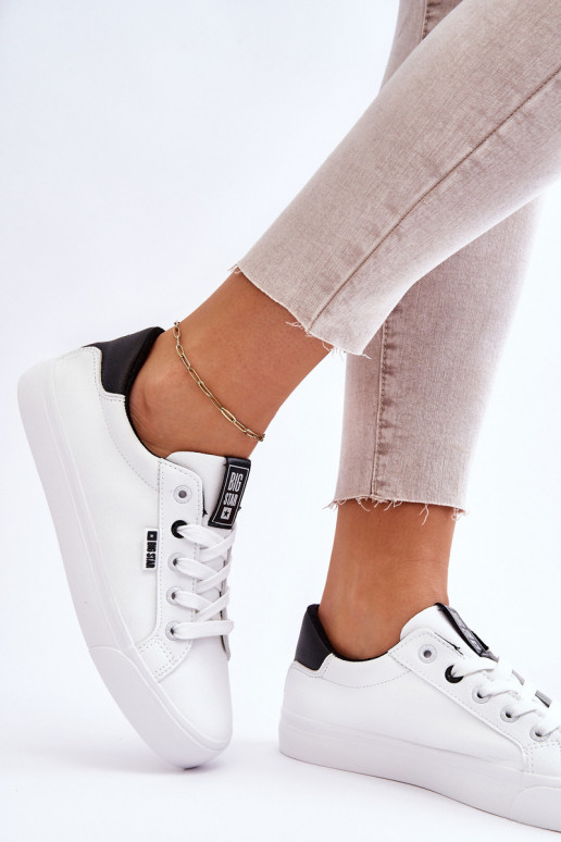 Tenisky Big Star EE274312 Bielo-čierne farby Tenisky Big Star EE274312 Bielo-čierne farby