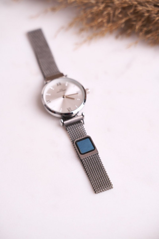 Klasické dámske hodinky Giorgio&Dario striebornej farby Daniela