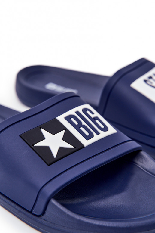 Papuče Big Star DD174701 tmavomodré Papuče Big Star DD174701 tmavomodré