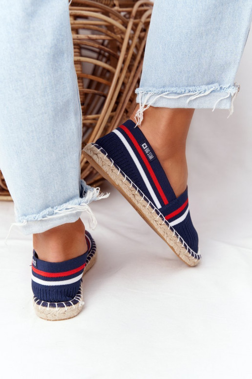 espadrilky Big Star HH274483 tmavomodré espadrilky Big Star HH274483 tmavomodré