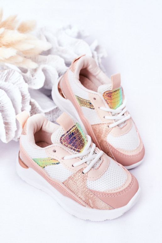 Detská športová obuv Tenisky model topánok ružovej farby Game Time Detská športová obuv Tenisky model topánok ružovej farby Game Time