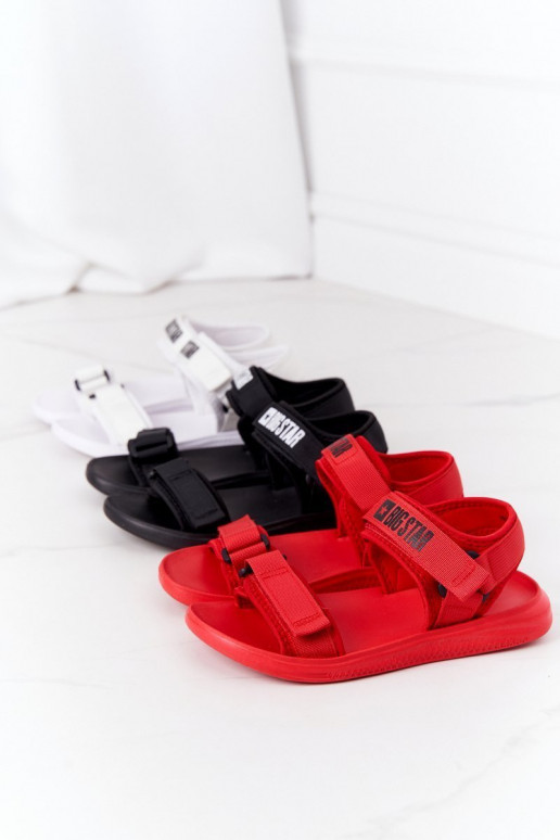 Sandále športového štýlu Big Star HH274A024 čiernej farby