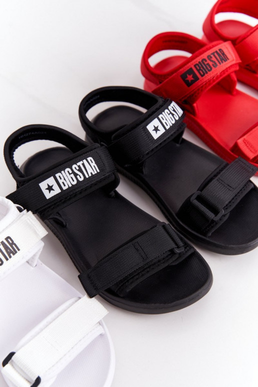 Sandále športového štýlu Big Star HH274A024 čiernej farby