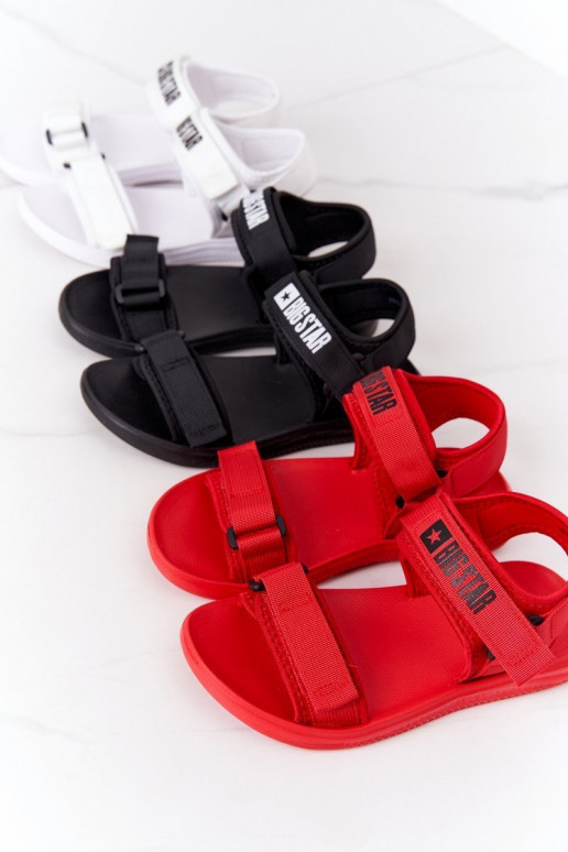 Sandále športového štýlu Big Star HH274A024 čiernej farby