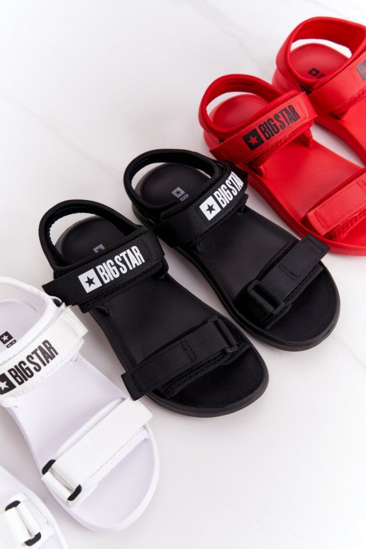 Sandále športového štýlu Big Star HH274A024 čiernej farby