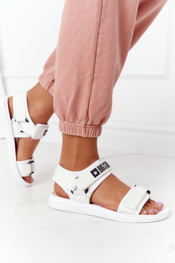 Sandále športového štýlu Big Star HH274A026 bielej farby
