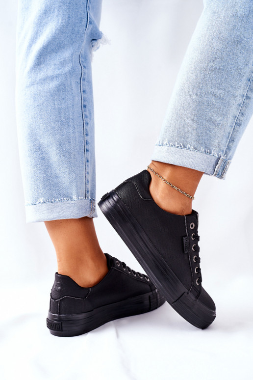 Dámske topánky s platformou BIG STAR II274345 čierne Dámske topánky s platformou BIG STAR II274345 čierne