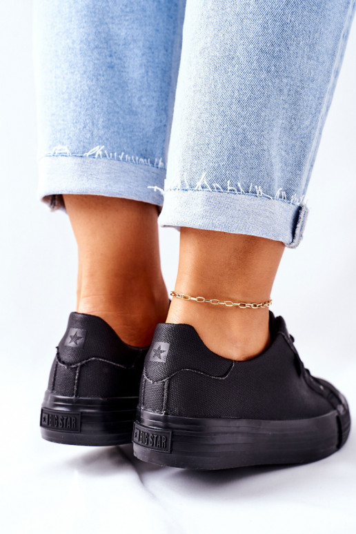 Dámske topánky s platformou BIG STAR II274345 čierne Dámske topánky s platformou BIG STAR II274345 čierne