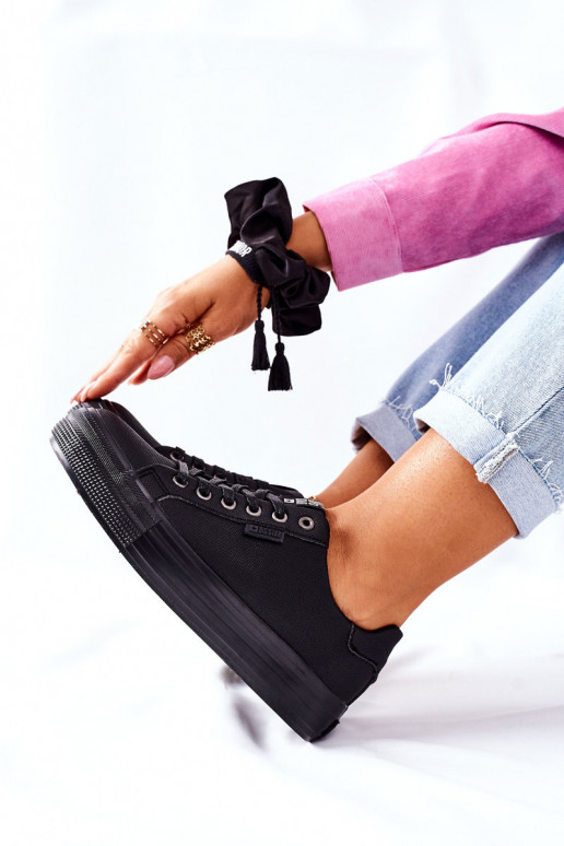 Dámske topánky s platformou BIG STAR II274345 čierne Dámske topánky s platformou BIG STAR II274345 čierne