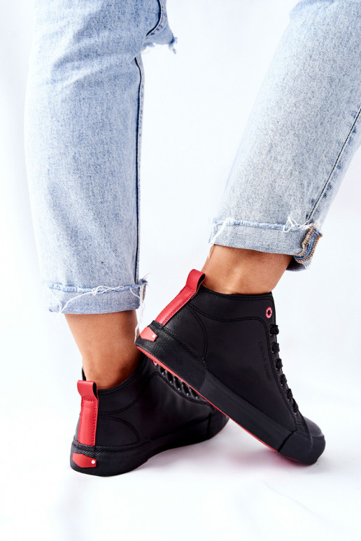 cross jeans cross jeans II2R4032C topánky na voľný čas čiernej farby cross jeans cross jeans II2R4032C topánky na voľný čas čiernej farby